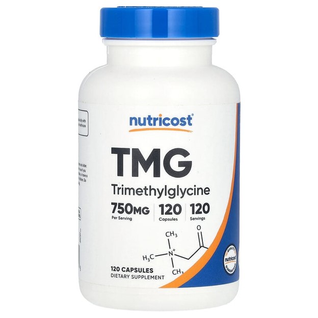 TMG Capsules (750 MG) (120 Capsules)- Hổ Trợ Người Tập Thể Hình -Bảo vệ hệ thống Tim Mạch-Gan