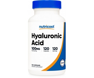 HYALURONIC ACID Capsules (100 MG) (120 Capsules)- Phục Hồi Da Khô Nếp Nhăn - Chậm Lão Hóa Da