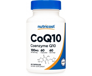 CoQ10 Capsules (100 MG) (30 Capsules)- Hổ Trợ Tim, Chức năng Nhận Thức Của Não