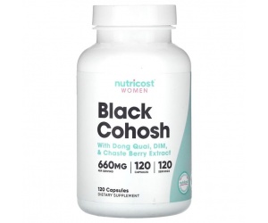 Women, Black Cohosh, 660 mg, 120 Capsules- Giảm Triệu Chứng Mãn kinh & Tiền Mãn Kinh- Cân Bằng Nội Tiết Tố Nữ