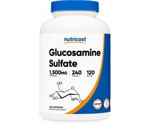 GLUCOSAMINE SULFATE  Capsules (750 MG) (240 Capsules)- Hổ Trợ Xương Khớp