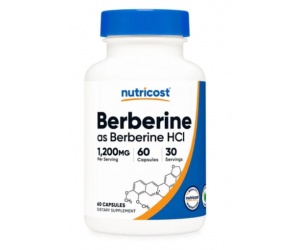 BERBERINE HCL-60 CAPS- 600MG – Hổ trợ điều trị tiểu đường type 2- Giảm & Cân Bằng Đường Huyết