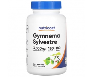 GYMNEMA SYLVESTRE (Dây Thìa Canh)- 3.500 MG, 180 CAPS- Hổ Trợ Điều Trị Tiểu Đường- Giảm & Cân Bằng Đường Huyết