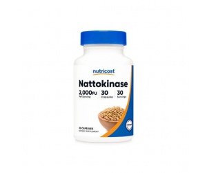 NATTOKINASE 2,000 FU Capsules (100 MG) (30 Capsules)- Hổ Trợ Tốt cho Tuần Hoàn Máu (Não Thần Kinh Tim Mạch)