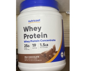 Whey Protein Concentrate Powder -1.5LBS( 680 GR) -BỘT ĐẠM CÔ ĐẶC