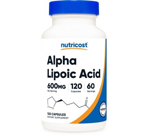 ALPHA LIPOIC ACID Capsules (600 MG) (120 Capsules)- Hổ Trợ Tiểu Đường Type 2(Biến Chứng Tiểu Đường- Đau Dây Thần Kinh)