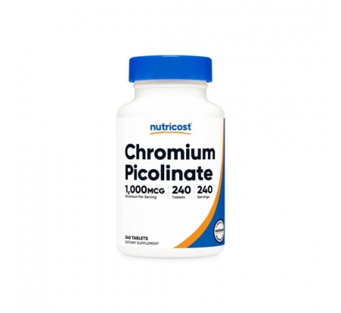 CHROMIUM PICOLINATE -1000 MCG- 240 CAPS- HỔ TRỢ CÂN BẰNG ĐƯỜNG HUYẾT (TIỂU ĐƯỜNG 2)