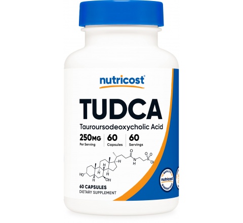 TUDCA Capsules (250 MG) (60 Capsules) - Tăng cường hoạt động tiêu hóa chất béo ở Gan & Mật