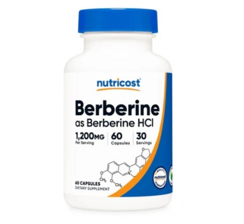 BERBERINE HCL-60 CAPS- 600MG – Hổ trợ điều trị tiểu đường type 2- Giảm & Cân Bằng Đường Huyết