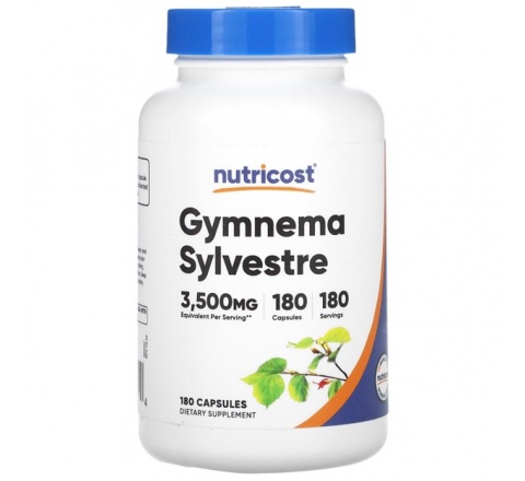 GYMNEMA SYLVESTRE (Dây Thìa Canh)- 3.500 MG, 180 CAPS- Hổ Trợ Điều Trị Tiểu Đường- Giảm & Cân Bằng Đường Huyết