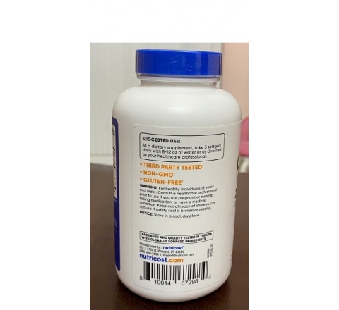 OMEGA 3 (2500 MG) 120 viên- HỔ TRỢ SỨC KHỎE TIM MẠCH; THỊ LỰC; THẦN KINH; XƯƠNG KHỚP