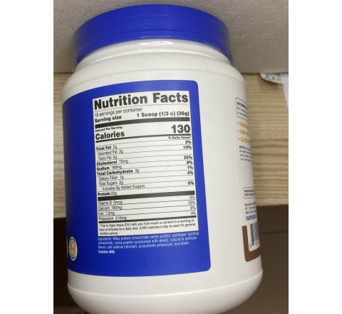 Whey Protein Concentrate Powder -1.5LBS( 680 GR) -BỘT ĐẠM CÔ ĐẶC